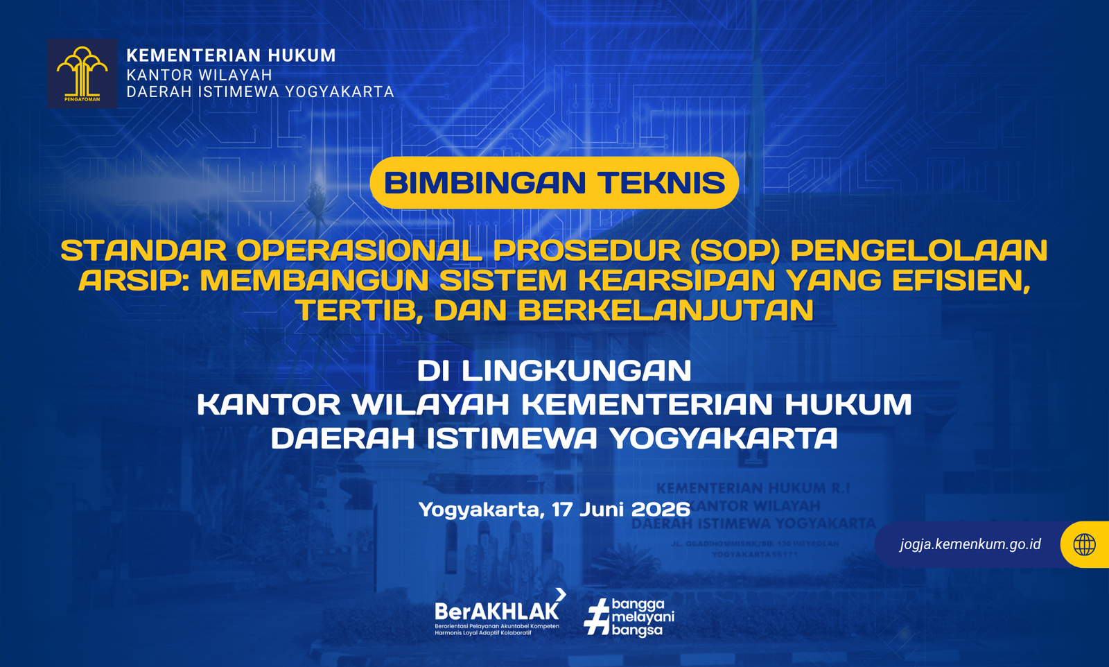 Bimbingan Teknis (Bimtek) Standar Operasional Prosedur (SOP) Pengelolaan Arsip: Membangun Sistem Kearsipan yang Efisien, Tertib, dan Berkelanjutan
